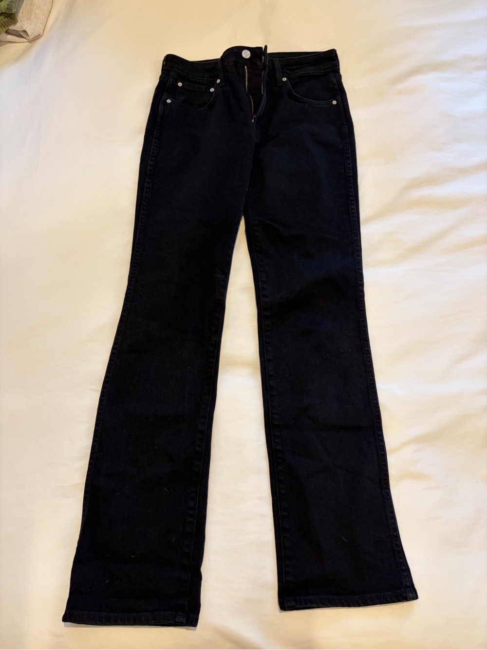 GRLFRND The Sara Low Rise Black Jeans